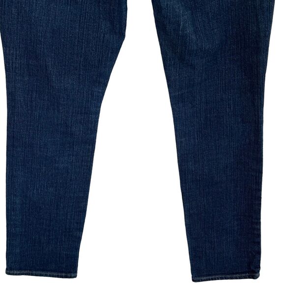 Old Navy SZ 4 SHORT Sweetheart Jeans Mid-Rise Dark Wash Pockets Zip-Fly Blue - Picture 6 of 9